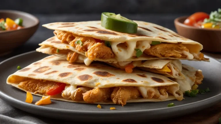 Crispy Chicken Quesadillas